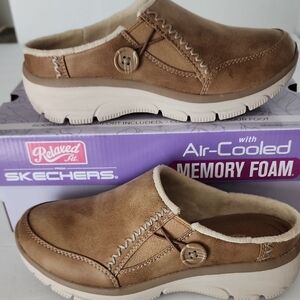 Skechers Women's Tan Vegan Slip-On Shoes